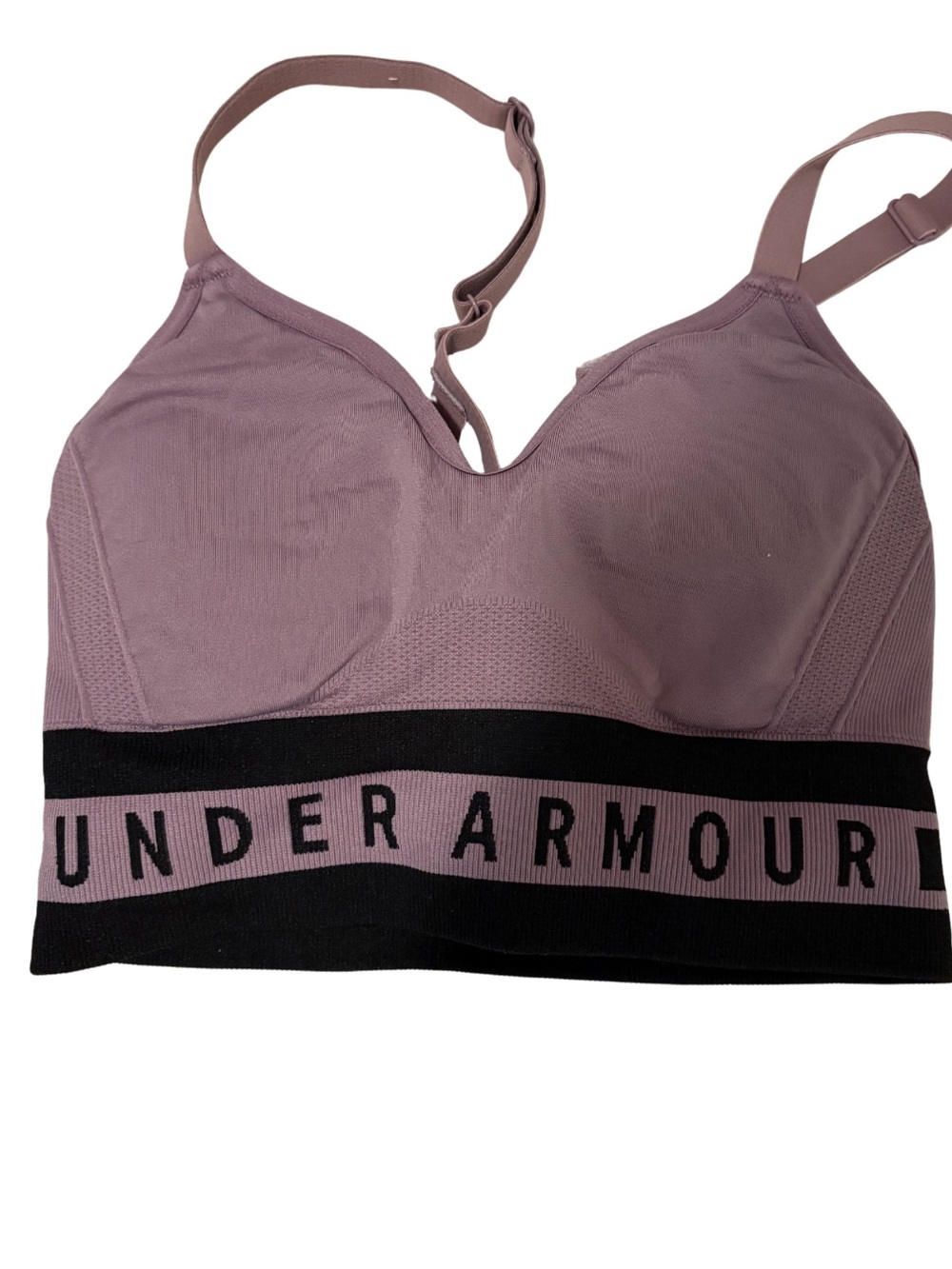 Purple Under Armour sports bra